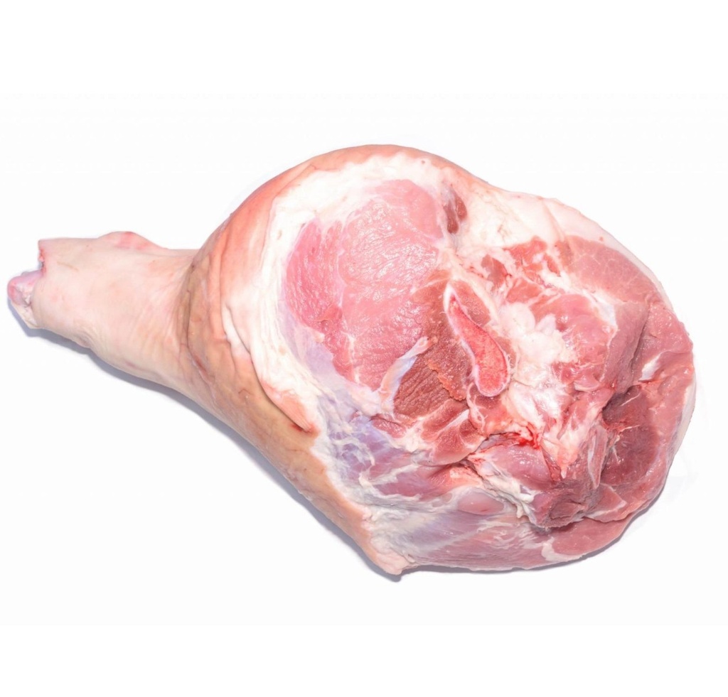 Carne de cerdo/Pierna de Cerdo con piel y con hueso 4.54kg/10lb