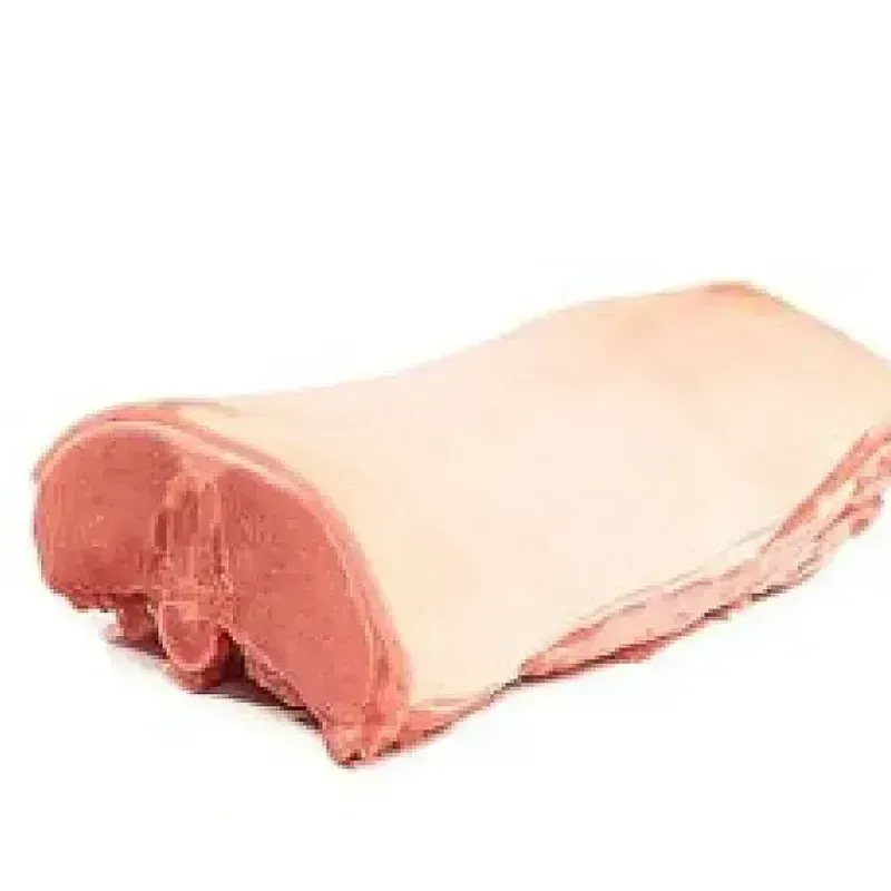 Carne de cerdo/Lomo de cerdo con piel y con hueso 4.54kg/10lb