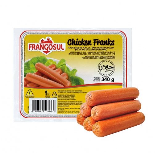[MRK2-050] Embutidos/Salchichas de pollo 10U, 340g/11.99oz